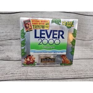 Lever 2000 Original Bar Soap From 1999 W/lion King Promo Twelve Bars